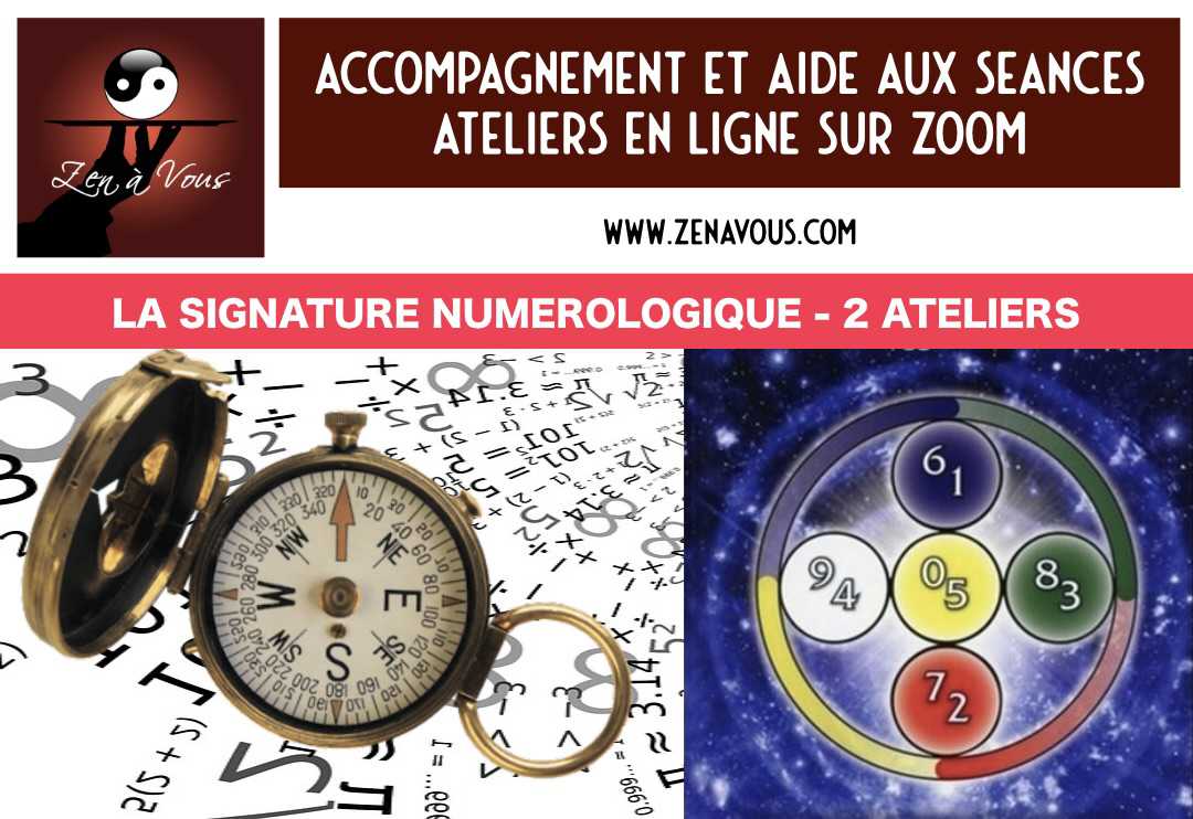 Atelier « La Signature Numérologique – 2 Ateliers »